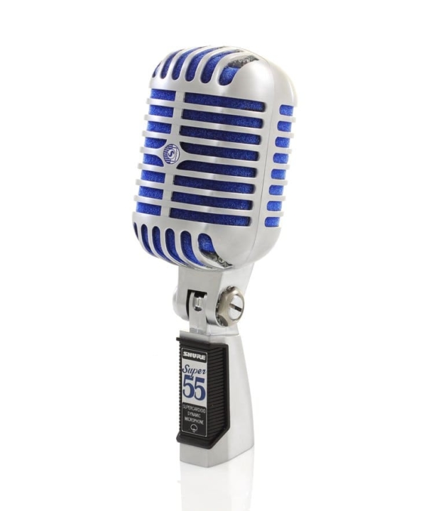 Microphone Audio bleu